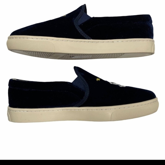 Soludos Blue Velvet Sheep Shoes Slip-on 8.5 - Picture 4 of 9